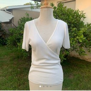 For Good white/cream crossbody top